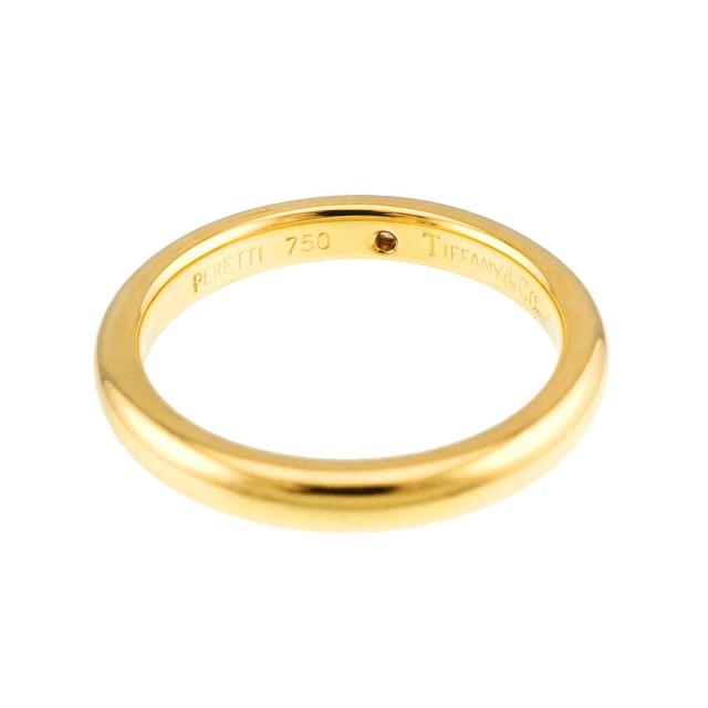 ティファニー TIFFANY&CO. スタッキング バンド 8号 リング ダイヤ 1P K18 YG イエローゴールド 750 レディース 90313765 【中古】BJ_2