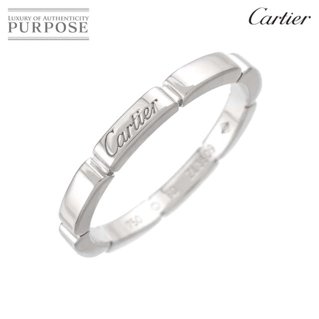 カルティエ Cartier マイヨン パンテール #60 リング K18 WG ホワイトゴールド 750 指輪 レディース 90313774 【中古】BJ