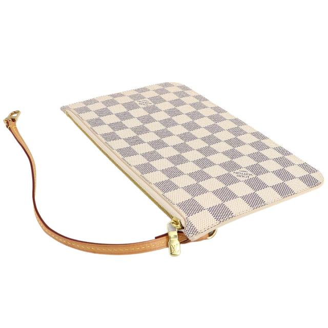 未使用 展示品 ルイ ヴィトン ポーチ ダミエ アズール ポーチ ベージュ ゴールド 金具 レディース 90314108 【中古】ブランド_3