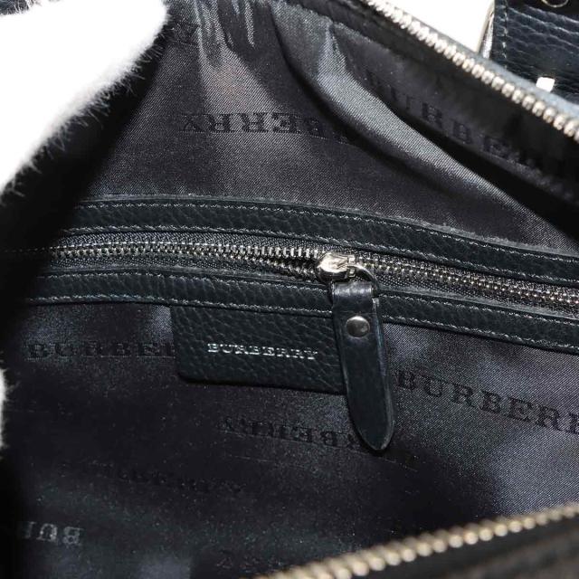 未使用 展示品 バーバリー バッグ ノバチェック ボストン ハンド バッグ キャンバス ブラック レディース 90314137 【中古】ブランド