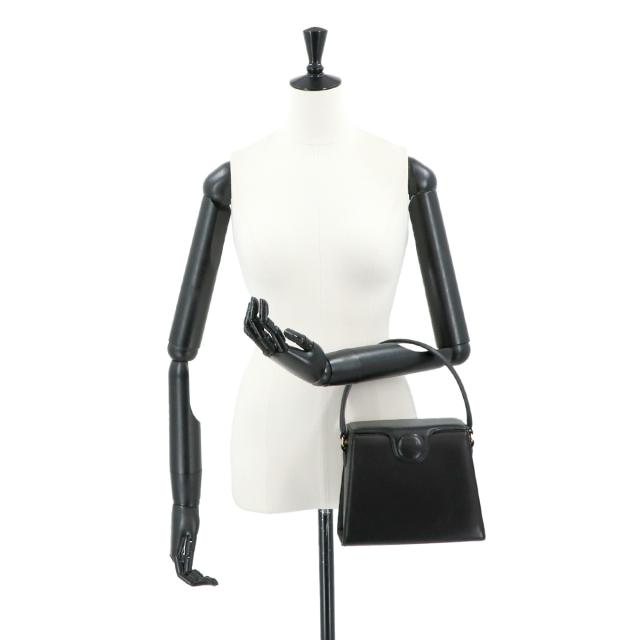 ジバンシィ バッグ ハンド バッグ レザー ブラック ゴールド 金具 レディース 90314221 【中古】ブランド_9