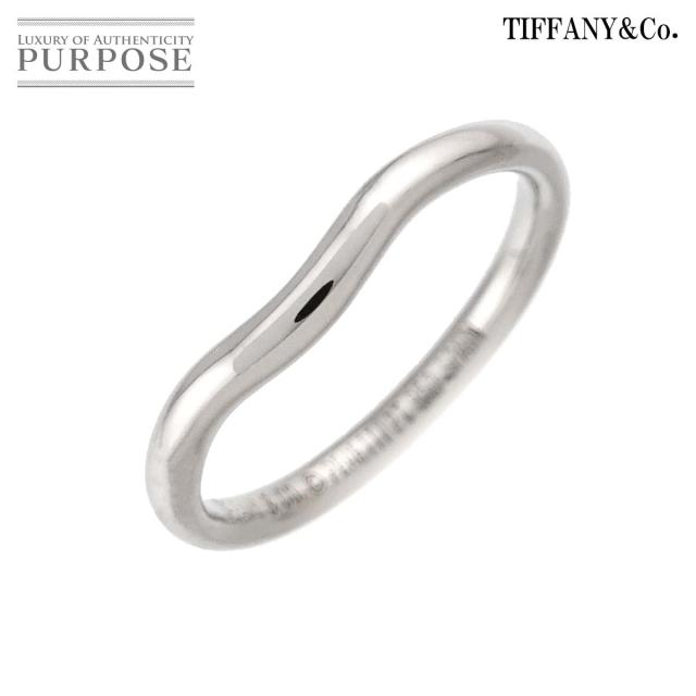ティファニー TIFFANY&Co. カーブド バンド 8号 リング Pt プラチナ 指輪 レディース 90314638 【中古】BJ