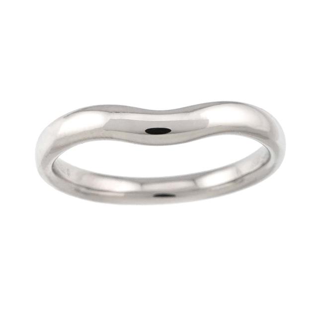 ティファニー TIFFANY&Co. ワイド カーブド バンド 16号 リング Pt プラチナ 指輪 レディース 90314641 【中古】BJ_1