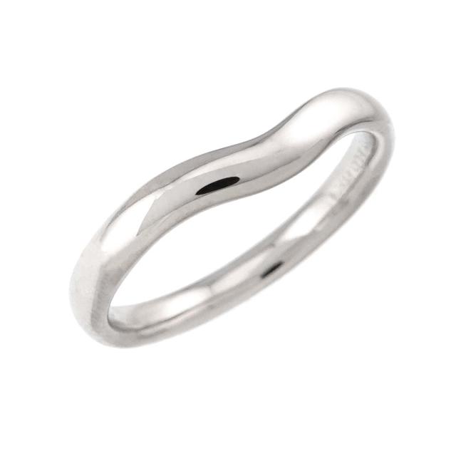 ティファニー TIFFANY&Co. ワイド カーブド バンド 16号 リング Pt プラチナ 指輪 レディース 90314641 【中古】BJ_4