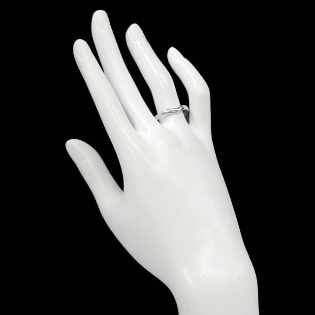 ティファニー TIFFANY&Co. ワイド カーブド バンド 16号 リング Pt プラチナ 指輪 レディース 90314641 【中古】BJ_6
