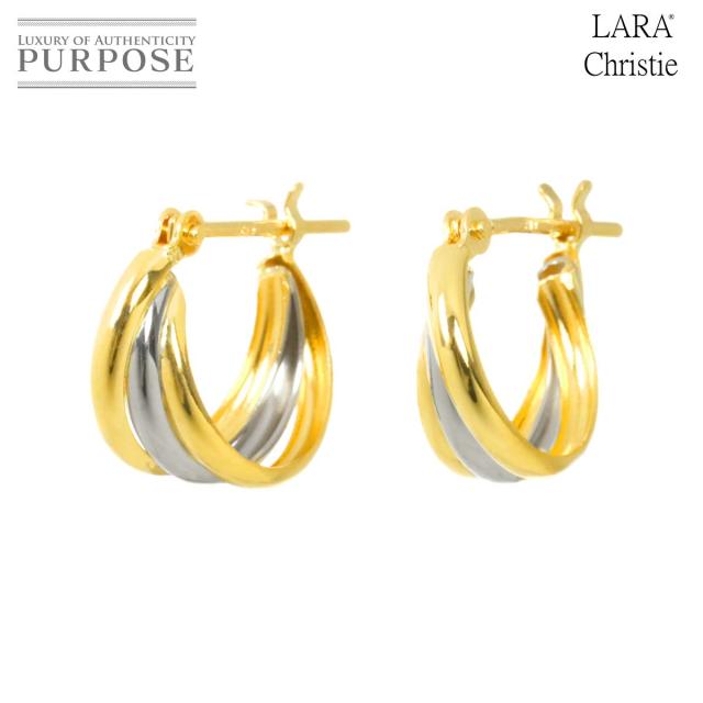 ララクリスティー LARA Christie ピアス K18 YG Pt イエローゴールド プラチナ 750 レディース 90314651 【中古】BJ