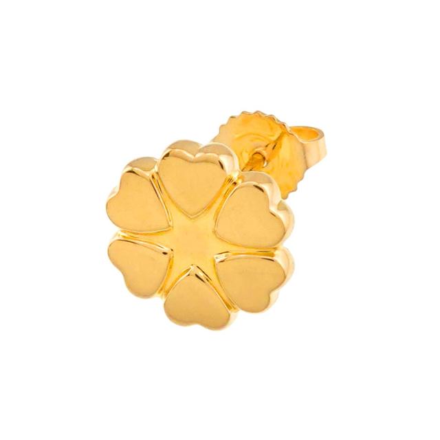 ティファニー TIFFANY&Co. クラウン オブ ハート ピアス K18 YG 750 片耳 片方のみ レディース 90314663 【中古】BJ_1