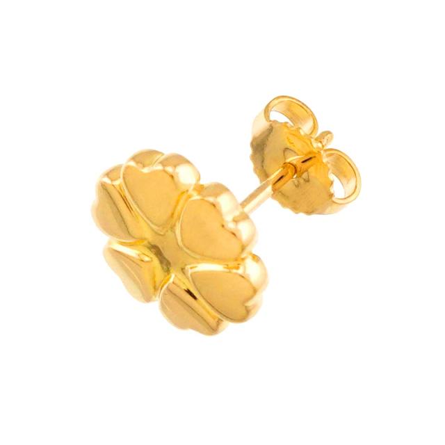 ティファニー TIFFANY&Co. クラウン オブ ハート ピアス K18 YG 750 片耳 片方のみ レディース 90314663 【中古】BJ_3