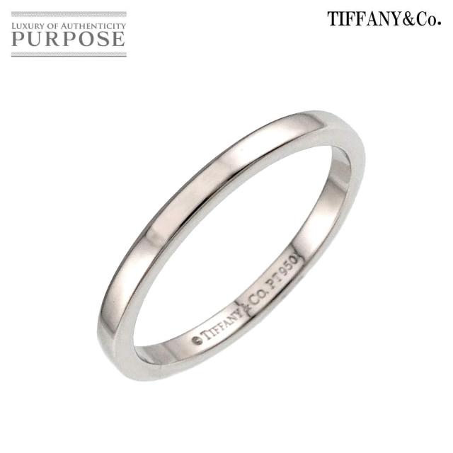 ティファニー TIFFANY&Co. フォーエバー 14号 リング 幅2mm Pt プラチナ 指輪 レディース 90314675 【中古】BJ
