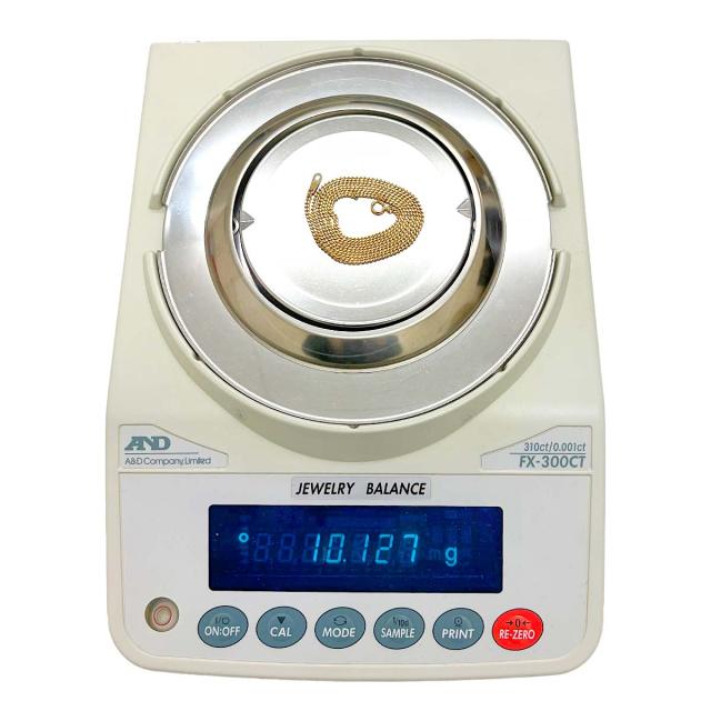 K18 喜平 ネックレス 50cm 2面 10.1g 幅2.2mm イエローゴールド キヘイ レディース メンズ 90314989 【中古】NJ_7