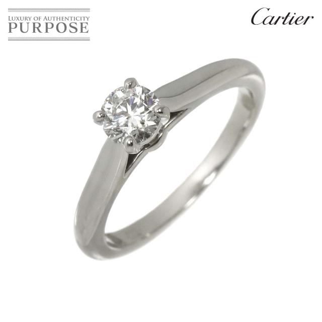 カルティエ Cartier ソリテール ダイヤ 0.25ct E/VVS1/3EX #43 リング 