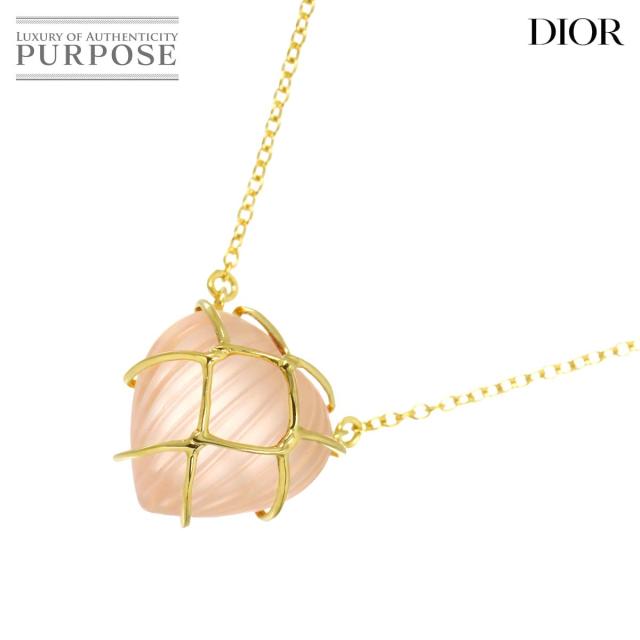 クリスチャン ディオール Christian Dior ハート クォーツ ネックレス 42cm K18 YG 750 レディース 90315596 【中古】BJ 75,900円