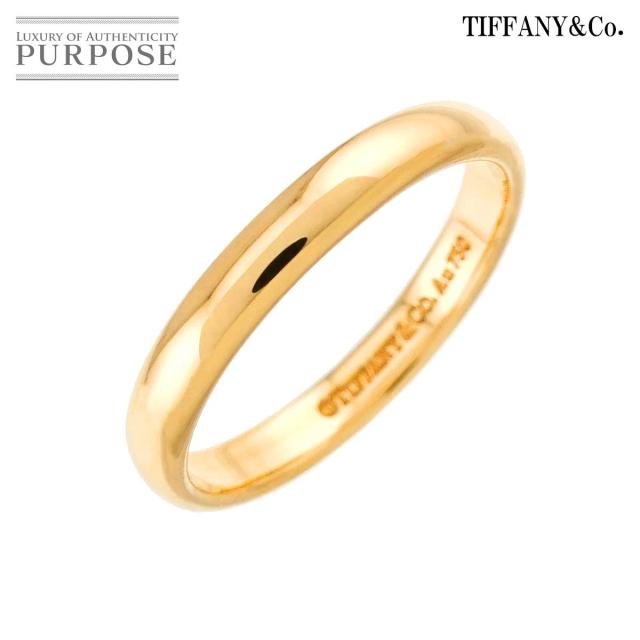 ティファニー TIFFANY&CO. フォーエバー バンド 14号 リング 幅3mm K18 YG イエローゴールド 750 指輪 レディース 90315715 【中古】BJ