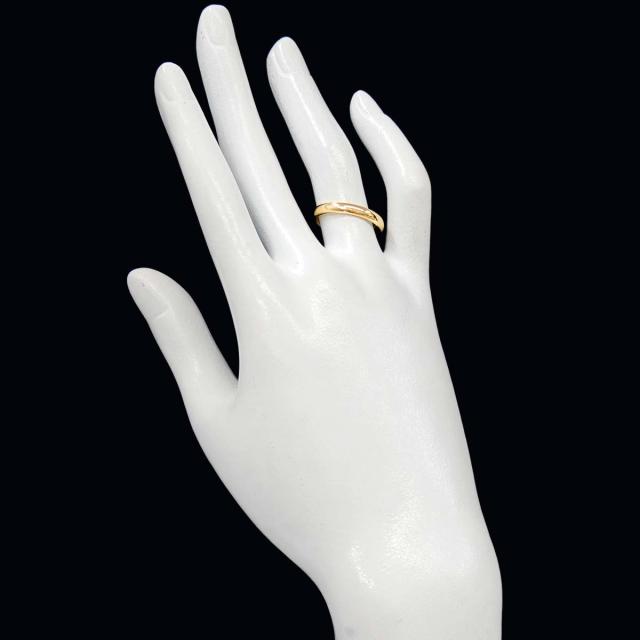 ティファニー TIFFANY&CO. フォーエバー バンド 14号 リング 幅3mm K18 YG イエローゴールド 750 指輪 レディース 90315715 【中古】BJ_5