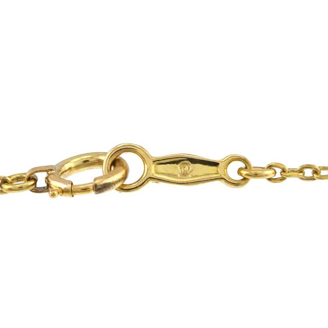 ミキモト MIKIMOTO アコヤ真珠 4.3-4.1mm エナメル ネックレス 33.5cm K18 YG 750 パール レディース 90315752 【中古】BJ_3