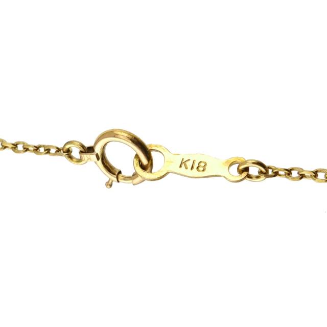 ミキモト MIKIMOTO アコヤ真珠 4.3-4.1mm エナメル ネックレス 33.5cm K18 YG 750 パール レディース 90315752 【中古】BJ_4