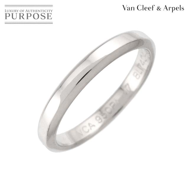 ヴァンクリーフ & アーペル Van Cleef & Arpels タンドルモン #47 リング 幅2.5mm Pt プラチナ 指輪 レディース 90315783 【中古】BJ