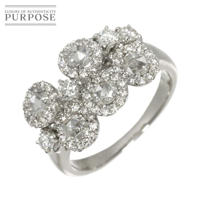 リング 15号 ダイヤ 3.00ct K18 WG ホワイトゴールド 750 指輪 レディース 90315825 【中古】NJ