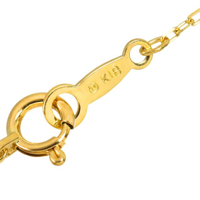 ミキモト MIKIMOTO アコヤ真珠 7.3mm ダイヤ ネックレス 42cm K18 YG イエローゴールド 750 パール レディース 90315832 【中古】BJ_4