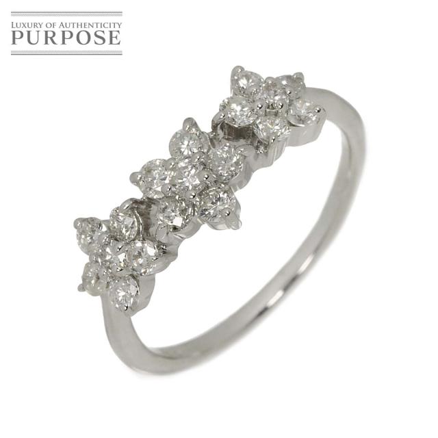 リング 12号 ダイヤ 0.70ct K18 WG ホワイトゴールド 750 指輪 レディース 90315986 【中古】NJ
