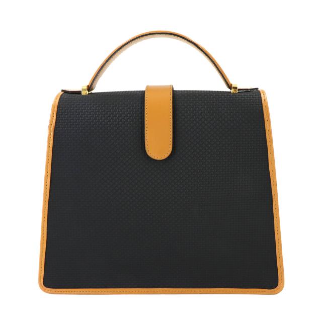 美品 イヴサンローラン バッグ 2way ハンド ショルダー バッグ PVC レザー ブラック レディース 90316649 【中古】ブランド_1