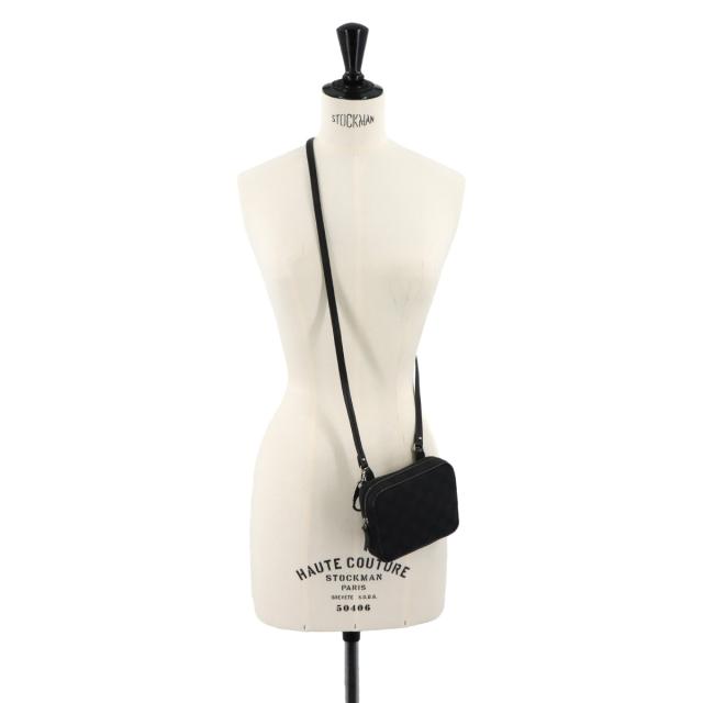グッチ バッグ GGキャンバス ミニ ショルダー バッグ レザー ブラック 120975 シルバー 金具 レディース 90316714 【中古】ブランド_8
