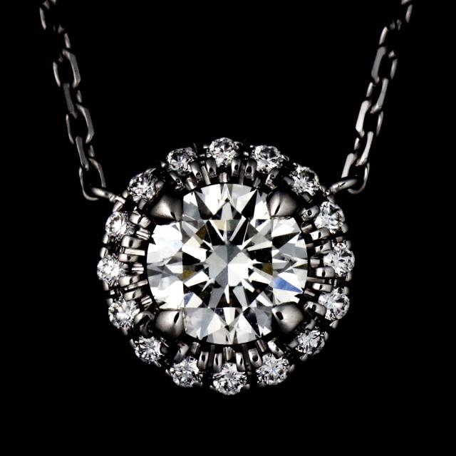 カルティエ Cartier デスティネ ダイヤ 0.50ct G/VS1/3EX ネックレス 42cm K18 WG 750【証明書付き】 レディース 90316788 【中古】BJ_5