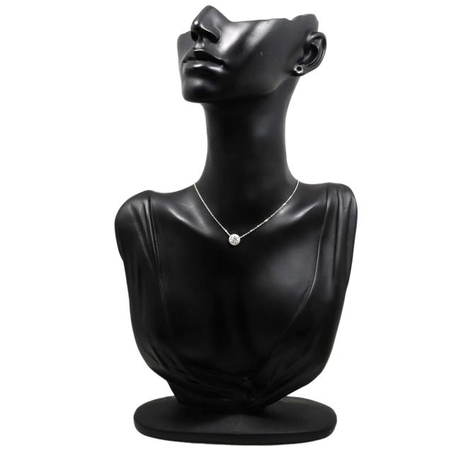 カルティエ Cartier デスティネ ダイヤ 0.50ct G/VS1/3EX ネックレス 42cm K18 WG 750【証明書付き】 レディース 90316788 【中古】BJ_6