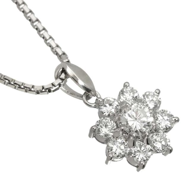 ダイヤ 1.04ct ネックレス 40cm Pt プラチナ レディース 90317089 【中古】NJ_2