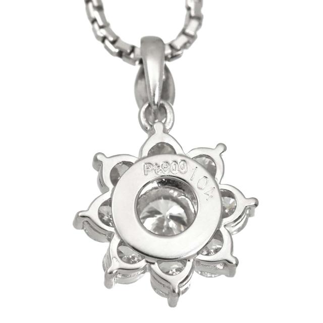 ダイヤ 1.04ct ネックレス 40cm Pt プラチナ レディース 90317089 【中古】NJ_3