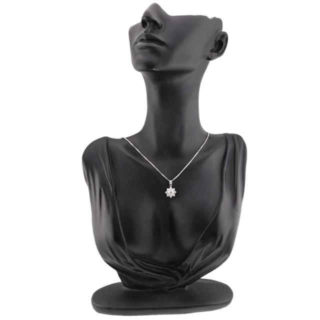 ダイヤ 1.04ct ネックレス 40cm Pt プラチナ レディース 90317089 【中古】NJ_5
