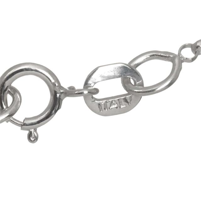 ダイヤ 0.92ct ネックレス 40cm K18 WG ホワイトゴールド 750 レディース 90317131 【中古】NJ_4