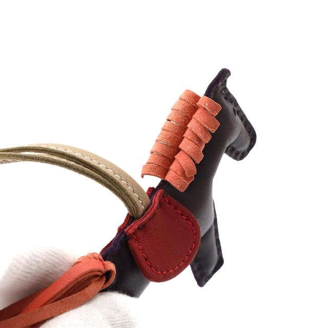 エルメス バッグ ロデオ PM バッグ チャーム アニョーミロ レザン フラミンゴ ルージュヴィフ レディース 90317223 【中古】ブランド_3
