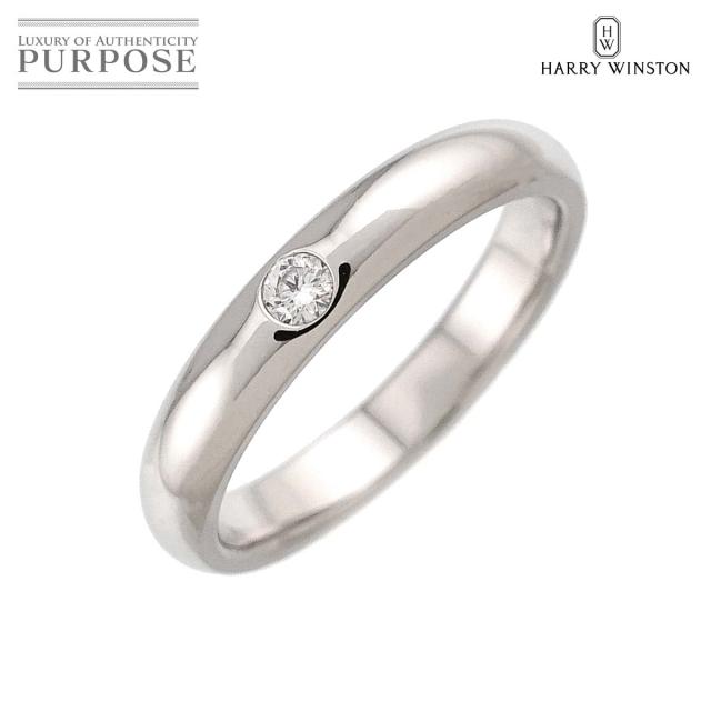 ハリーウィンストン HARRY WINSTON ラウンド 6.5号 ダイヤ リング Pt プラチナ 指輪 レディース 90317339 【中古】BJ