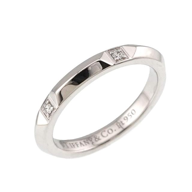 ティファニー TIFFANY&Co. トゥルー バンド 9号 リング ダイヤ Pt プラチナ 指輪 レディース 90317343 【中古】BJ_3