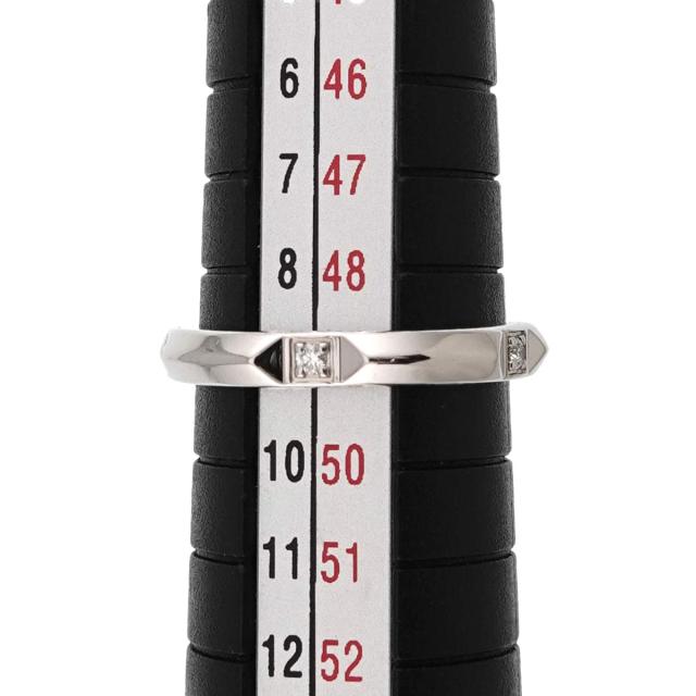 ティファニー TIFFANY&Co. トゥルー バンド 9号 リング ダイヤ Pt プラチナ 指輪 レディース 90317343 【中古】BJ_4