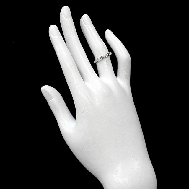 ティファニー TIFFANY&Co. トゥルー バンド 9号 リング ダイヤ Pt プラチナ 指輪 レディース 90317343 【中古】BJ_5
