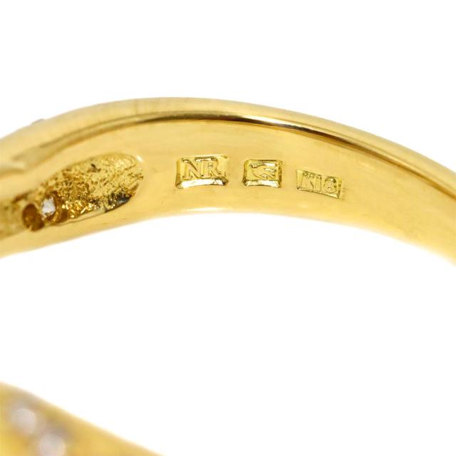 ニナリッチ NINA RICCI 18号 リング ダイヤ 0.55ct K18 YG イエローゴールド 750 指輪 レディース 90317601 【中古】BJ_2