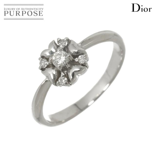 クリスチャン ディオール Christian Dior 11号 リング ダイヤ Pt プラチナ 指輪 レディース 90318426 【中古】BJ