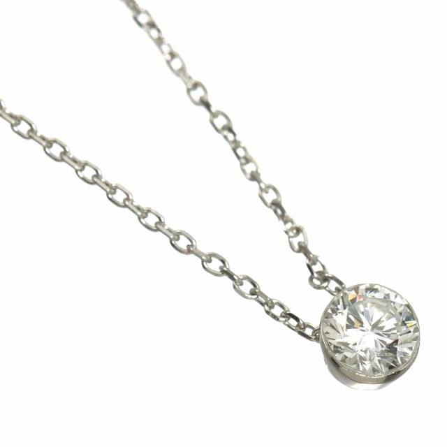 スタージュエリー Star Jewelry ダイヤ 0.24ct ネックレス 40cm Pt プラチナ レディース 90318430 【中古】BJ_2