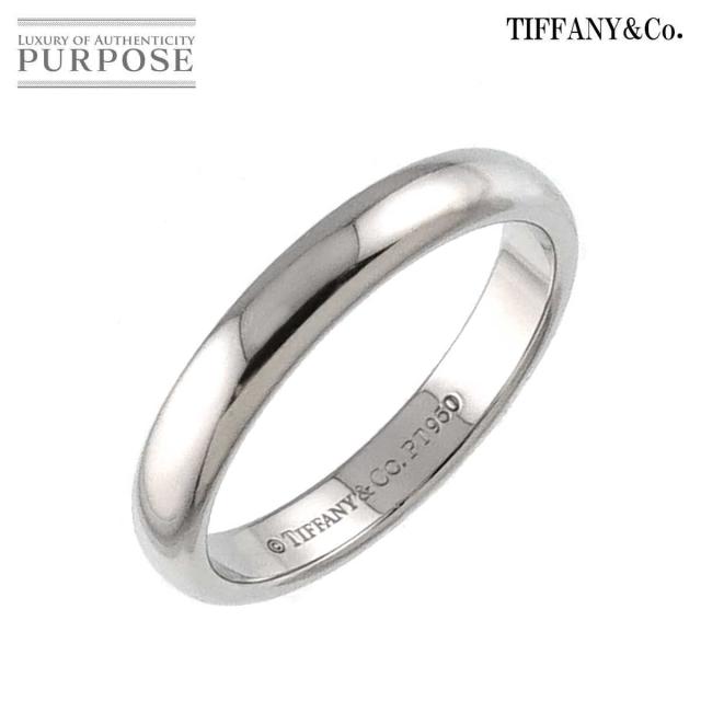 ティファニー TIFFANY&amp;Co. フォーエバー 7.5号 リング 幅3mm Pt プラチナ 指輪 レディース 90318455 【中古】BJ