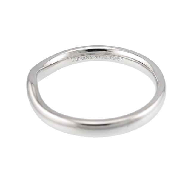 ティファニー TIFFANY&Co. ワイド カーブド バンド 18号 リング Pt プラチナ 指輪 レディース 90318458 【中古】BJ_2