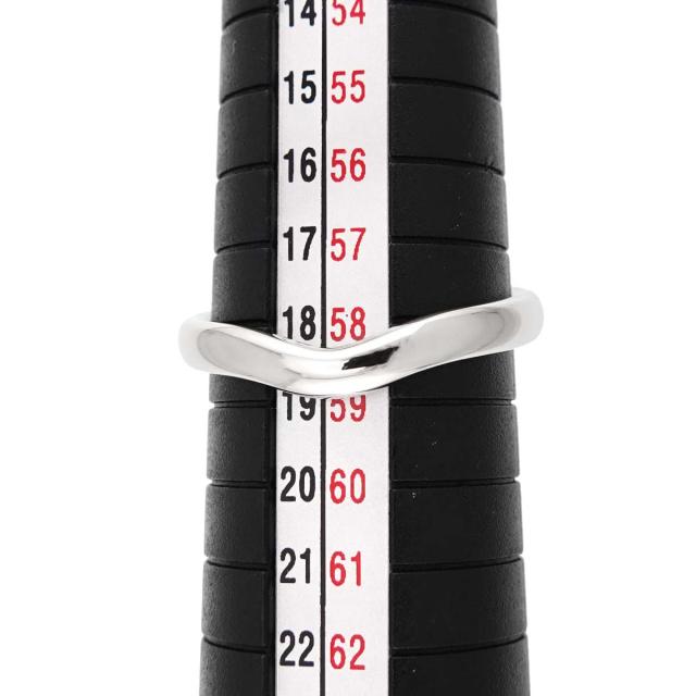 ティファニー TIFFANY&Co. ワイド カーブド バンド 18号 リング Pt プラチナ 指輪 レディース 90318458 【中古】BJ_5
