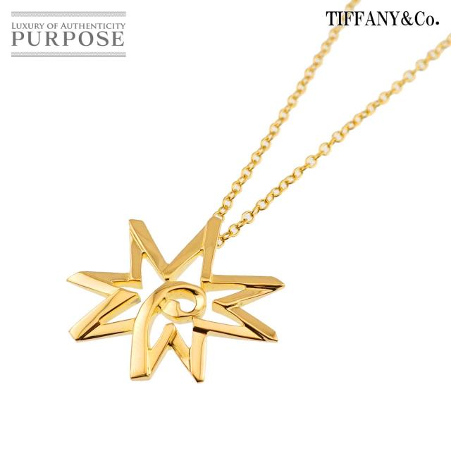 ティファニー TIFFANY&amp;Co. ボリュームスター ネックレス 60cm K18 YG イエローゴールド 750 レディース 90318479 【中古】BJ