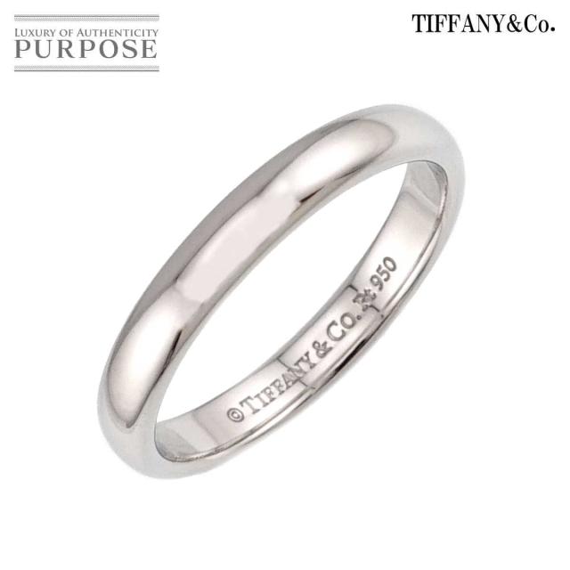 ティファニー TIFFANY&Co. フォーエバー 12号 リング 幅3mm Pt プラチナ 指輪 レディース 90318490 【中古】BJ