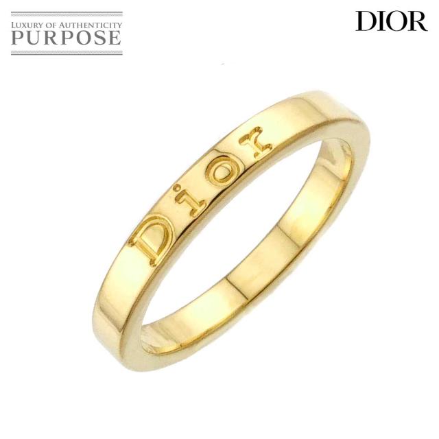 クリスチャン ディオール Christian Dior #51 リング K18 YG イエローゴールド 750 CD 指輪 レディース 90318502 【中古】BJ