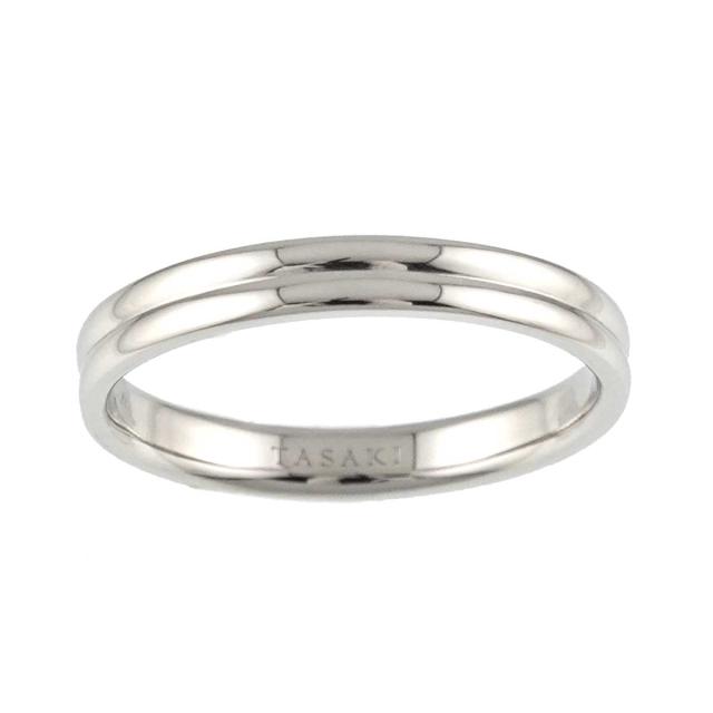 タサキ TASAKI キアーロ デュアルライン 17.5号 リング 3.0mm Pt 