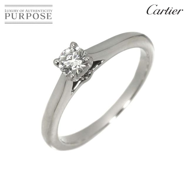 カルティエ Cartier 1895 ソリテール #47 リング ダイヤ 0.19ct Pt プラチナ レディース 90318557 【中古】BJ