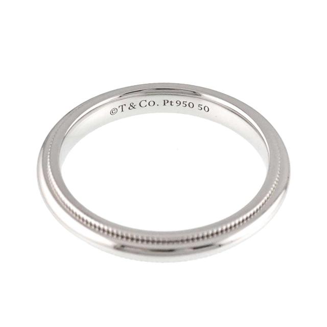 ティファニー TIFFANY&CO. ミルグレイン 14号 リング 幅3mm Pt プラチナ 指輪 トゥギャザー レディース 90318763 【中古】BJ_2