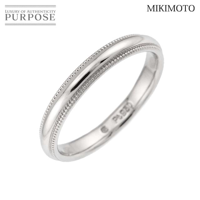 ミキモト MIKIMOTO ミルグレイン 6号 リング Pt プラチナ 指輪 レディース 90318791 【中古】BJ ミキモト MIKIMOTO ミルグレイン 6号 リング Pt プラチナ 指輪 レディース 90318791 【中古】BJ